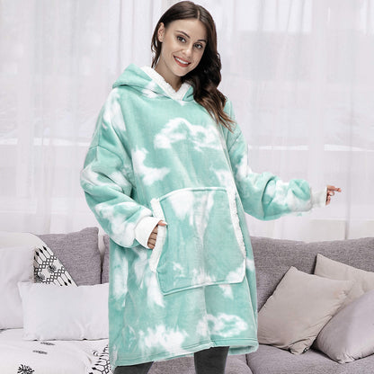 Wearable Blanket With Sleeves Winter Pullover Sudadera Mujer