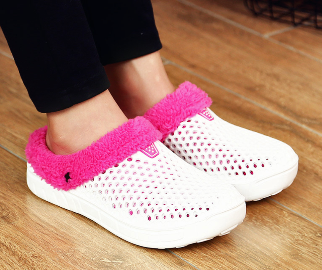 Fuzzy Clogs Slippers non-slip