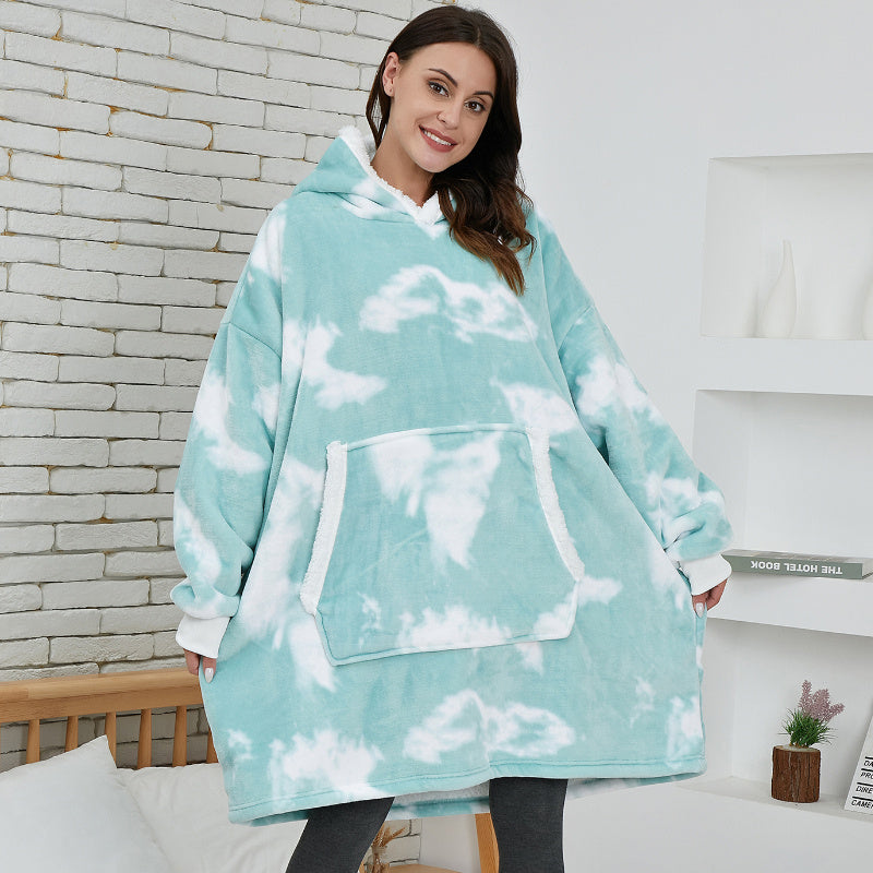 Wearable Blanket With Sleeves Winter Pullover Sudadera Mujer